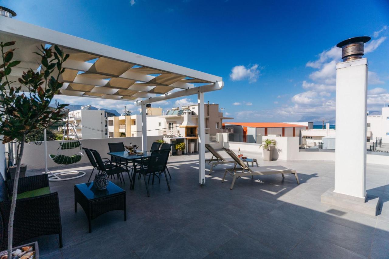 Home Sweet Home - Big Balcony With Great View Kíssamos Екстериор снимка