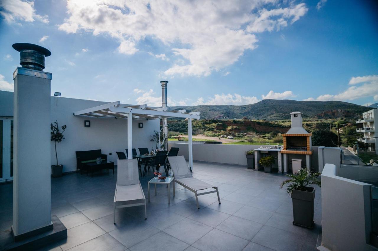Home Sweet Home - Big Balcony With Great View Kíssamos Екстериор снимка